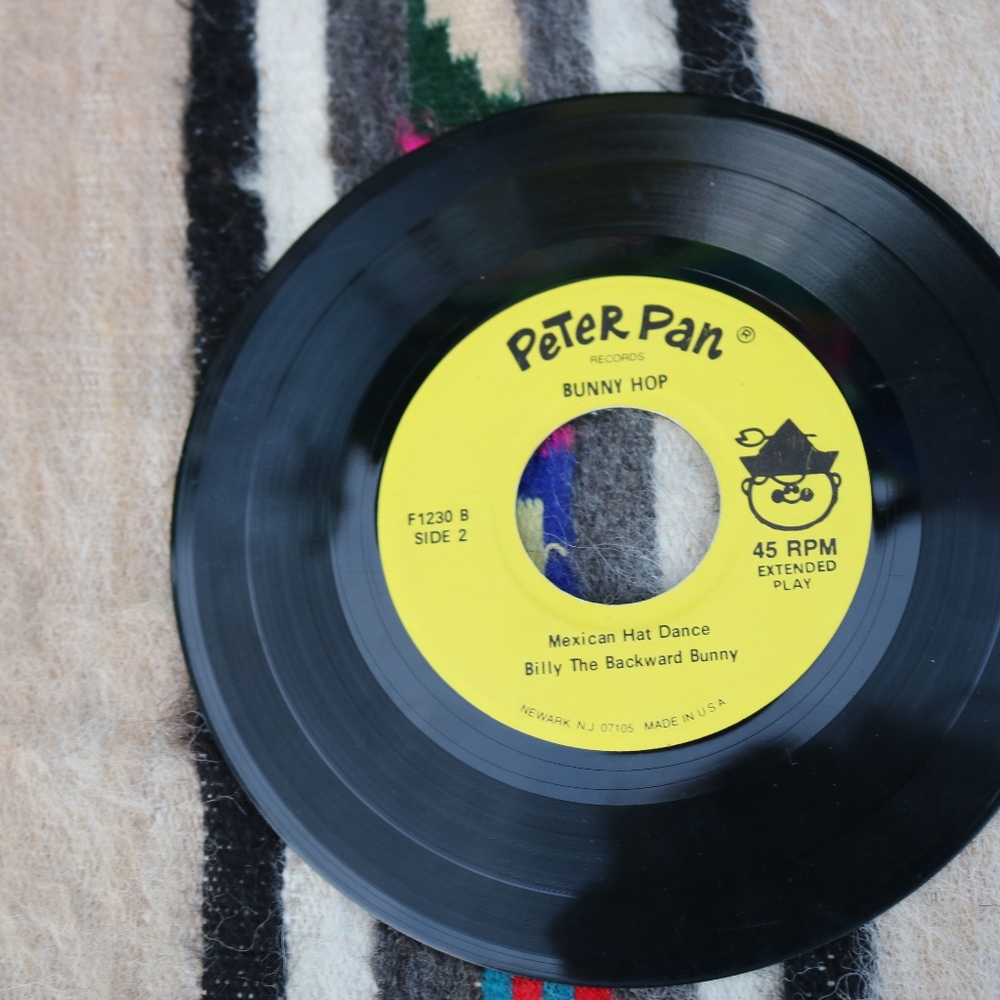 Vintage Bunny Hop Record - Peter Pan 45 RPM VINYL music Retro Nostalgia - Picture 4 of 4